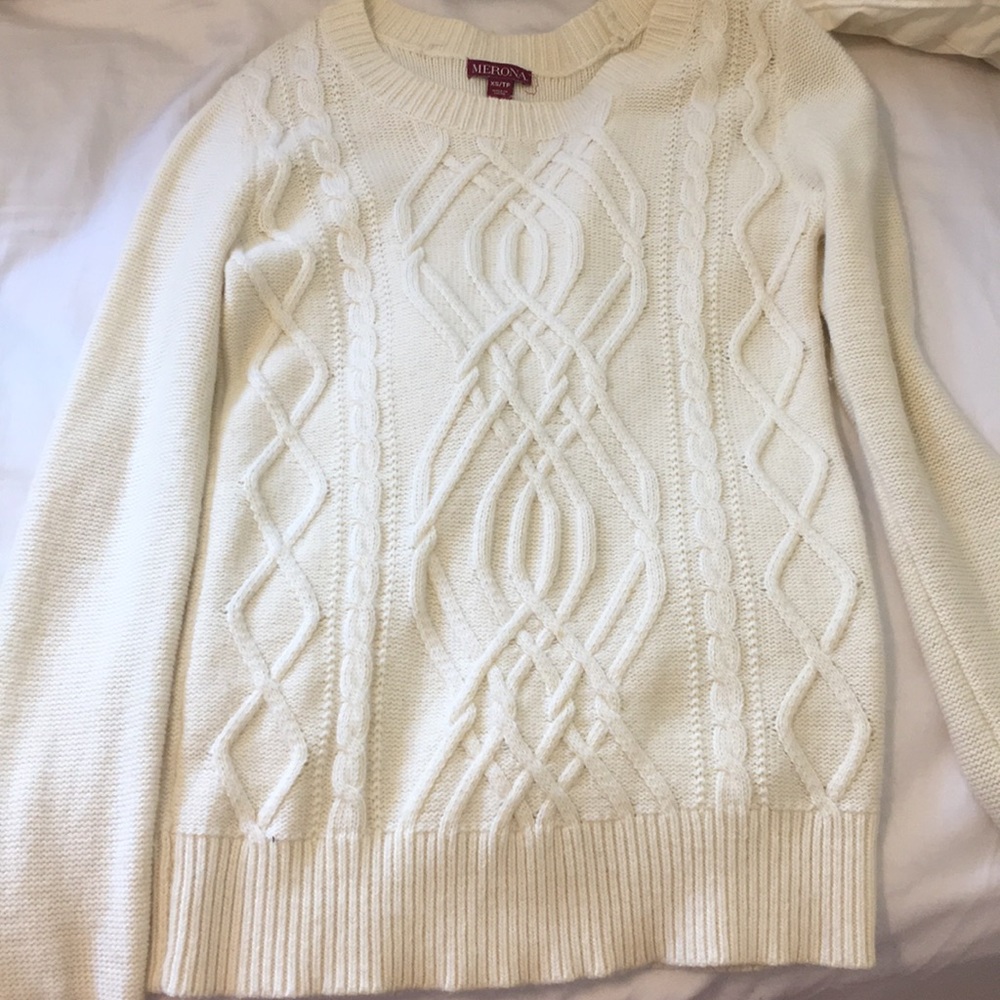 Cream sweater